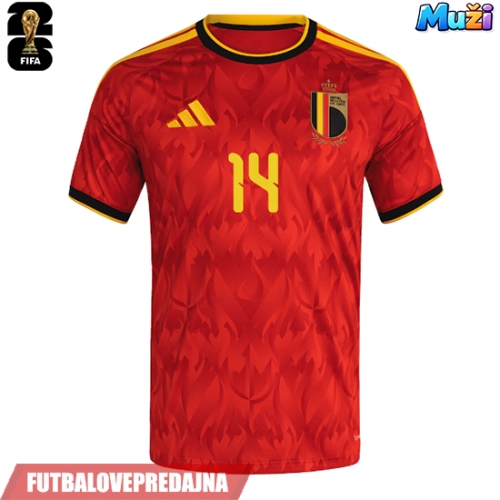 Lacne Muži Futbalové dres Belgicko Matias Fernandez-Pardo #26 MS 2026 Krátky Rukáv - Domáci